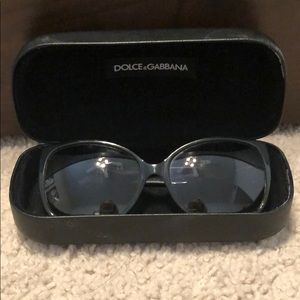 Dolce & Gabbana Black Cat Eye Sunglasses